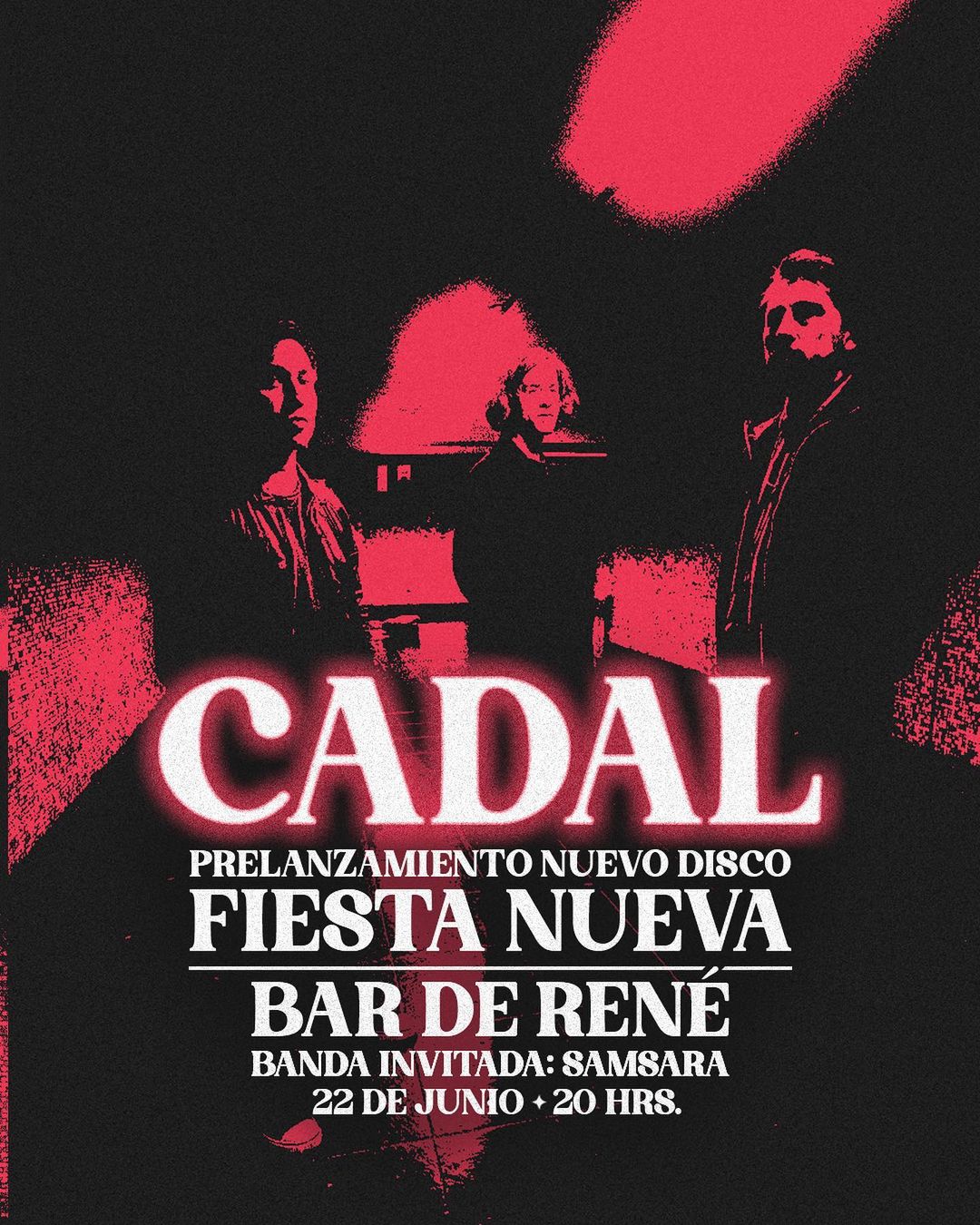 Cadal  (post punk, Chile) lanza "Fiesta Nueva", su primer disco, este jueves 22 de Junio en Bar de Rene